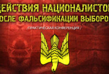 Действия русски националистов после фальсификации выборов. Практическая конференция