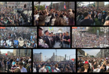 5 мая соратники Комитета «Нация и Свобода» вместе с протестующим народом потребовали отставки Путина и его банды