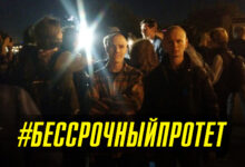 Две недели бессрочного протеста! Русские националисты вместе с протестующими!