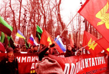 Националисты вышли на Марш против железного занавеса и политического террора